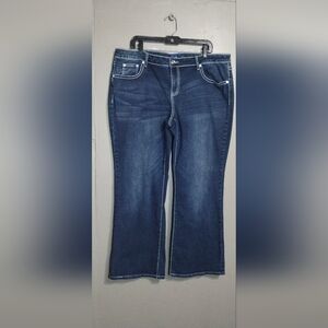 Apt. 9 Women's Dark Blue Boot Cut Jeans